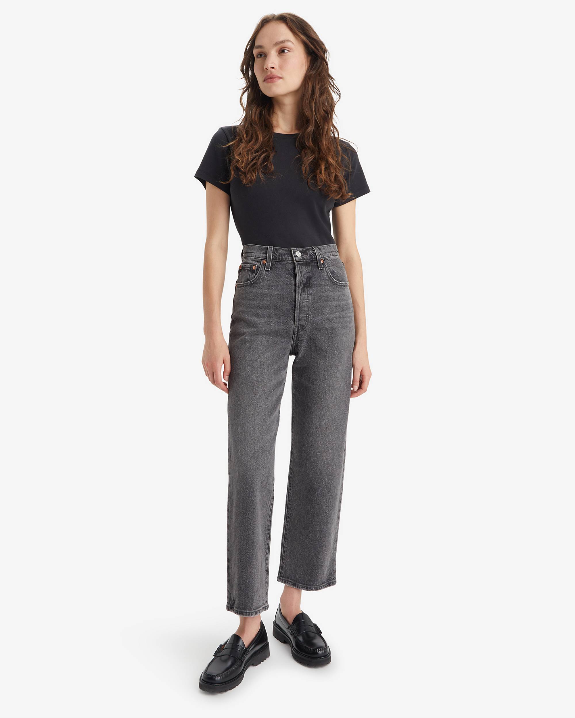 Ribcage Straight Ankle Jeans